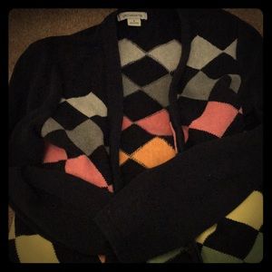 Multi colored long sleeve cardigan!